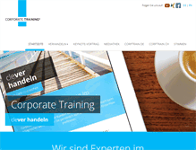 Tablet Screenshot of corptrain.ch